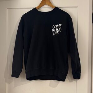 Black Graphic Women’s Crew Neck